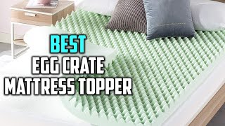 Top 5 Best Egg Crate Mattress Topper for Back PainBed SoresHip Pain amp Elderly Review 2023 [upl. by Free194]