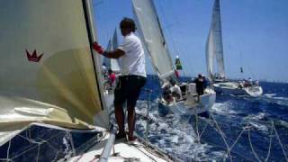 Partenza Regata costiera Giraglia Rolex Cup 2009 [upl. by Ciapha]