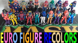 RETROWED KENNER MASK FINALLY EURO RECOLOUR 2 PACKS VS ORIGINALS AND ADVENTURE PACKS [upl. by Oravla]