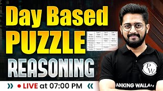 Day Based Puzzle  Day Based Puzzle Reasoning Tricks  Day Based Reasoning Puzzle  By Sachin Sir [upl. by Cochran653]