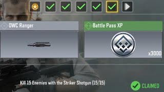 Call Of Duty Mobile Kill 15 Enemies with Any Striker Shotgun Task Complete [upl. by Carce579]