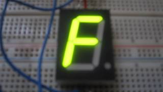 How to Display Alphabetical Characters on a 7 Segment LED Display [upl. by Sowell]