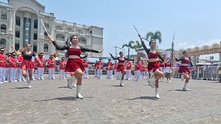 MISS PWEDE BA by Abucay Band 91 Group Majorette Exhibition in Balanga City Fiesta 2023 [upl. by Fonda]