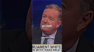 Piers Morgan destroys vegan activist 🤔 shorts [upl. by Mohamed]