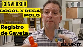 Instalando Acabamento de Registro Polo Deca em base de Registro de gaveta Docol diy [upl. by Nnylaj]