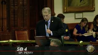 Sen Birdwell speaks on the final passage of SB4 [upl. by Hy573]