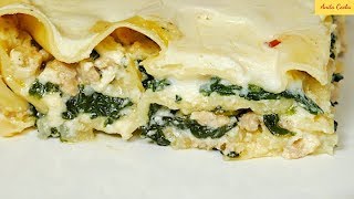 Chicken and Spinach Lasagna Recipe [upl. by Nodnelg762]