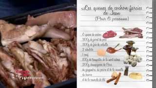 Recette  les queues de cochon farcies  Les carnets de Julie [upl. by Campos]