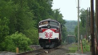 quotStreamlinersquot Return Home on the Norfolk Southern Harrisburg Division [upl. by Alyce696]