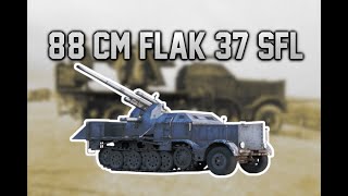 88cm FLAK 37 SFL  SAMOBIEŻNA 88quot  Historia Broni [upl. by Sillek298]