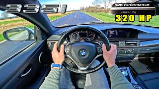 BMW 335i xDrive E92 MPerformance POWER amp SOUND KIT  POV Test Drive [upl. by Silenay864]