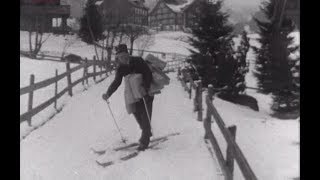 Pöstler auf Ski 1957  SRF Archiv [upl. by Tomasz802]