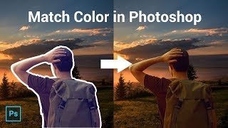 2 Powerful techniques to quickly match subject With a background in photoshop [upl. by Sikras]