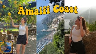 Amalfi Coast 🍋 Lemon Tour Amalfi Maiori Minori Food [upl. by Marek181]