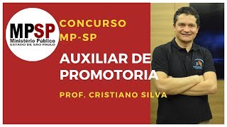 Concurso Auxiliar de Promotoria  Ministério Público de São Paulo  MP SP [upl. by Assehc]