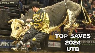 Heroes on the Dirt The Best Bullfighter Saves of 2024 UTB Season [upl. by Lesly]