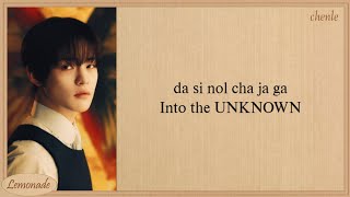 NCT DREAM UNKNOWN Easy Lyrics [upl. by Allerim]