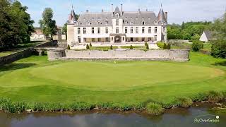 Golf Du Chateau Daugerville  drone aerial video  Golf du Château dAugerville  Hole18 [upl. by Namaj]