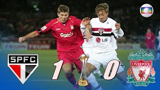 SÃO PAULO X LIVERPOOL MELHORES MOMENTOS  MUNDIAL 2005 FIFA WORLD CLUB CUP [upl. by Annawyt620]