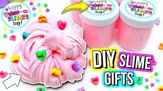 DIY SLIME GIFTS How To Make Cute Slime Gifts [upl. by Kessel659]