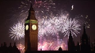 London Fireworks 2015  New Years Eve Fireworks  BBC One [upl. by Volnak]