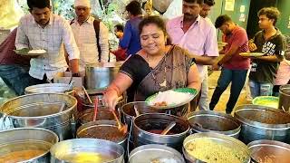 Hyderabad famous hard working women sales  cheapest meals unlimited [upl. by Aicirtac904]