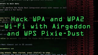 Hack WPA amp WPA2 WiFi Passwords with a PixieDust Attack using Airgeddon Tutorial [upl. by Timmons]