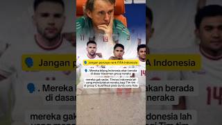 Mancini sebut Indonesia neraka sebenarnyabagi Tim di group C timnasindonesia beritabola [upl. by Devol]