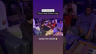 Sadagi toh hamari 🥰 live jamming  Nusrat Fateh Ali viralvideo nfak qawwali trending foryou [upl. by Rednasela]