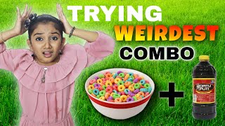 Trying WEIRDEST food Challenge  ഇത് നിങ്ങൾ ഒരിക്കലും Try ചെയ്യരുത്  Minshasworld [upl. by Arvad]