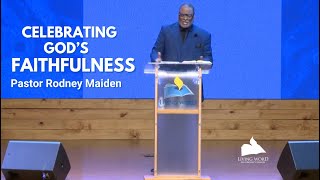 Celebrating the Faithfulness of God Anniversary Sermon by Pastor Rodney Maiden [upl. by Eilitan621]