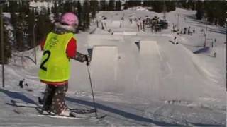 6 year old girl 720 on skis  Kelly Sildaru [upl. by Acissehc]