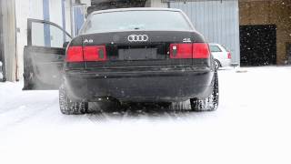 Audi D2 A8 42 Muffler Delete [upl. by Latsirhc246]