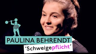 Paulina Behrendt  Schweigepflicht  Poetry Slam TV [upl. by Yseulta]