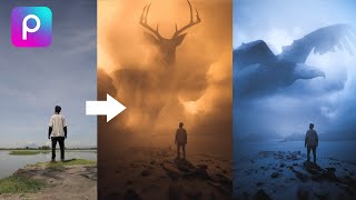 PicsArt Tutorial  Edit Fantasy Photo Manipulation  Deny King [upl. by Llekcor206]