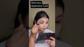 Shimmers Application eyemakeup shimmereyeshadow eyemakeuptips makeupknowledge delhimua [upl. by Refannej]