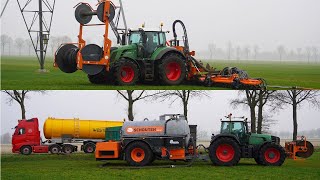 2023  Fendt  Schouten  Volvo FH  Sleepslang bemesten  Westemeijer Balkbrug  Injection slurry [upl. by Eirollam600]