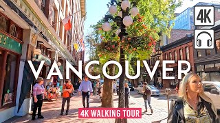 Vancouver 4K Walking Tour Canada  Captions amp Immersive Sound 4K Ultra HD60fps [upl. by Weitzman]