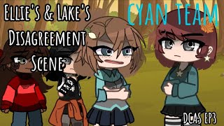 quotEllies amp Lakes Disagreement Scenequot  Disventure Camp All Stars  Gacha  Cyan Team [upl. by Letnwahs948]