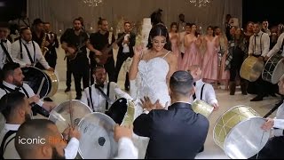 ARAB WEDDING  Bride and Groom grand entry [upl. by Yevrah]