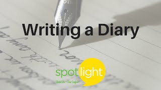 Writing a Diary  practice English with Spotlight [upl. by Dahcir]