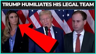 TRUMP JUST HUMILIATED HIS OWN LEGAL TEAM [upl. by Erialc151]