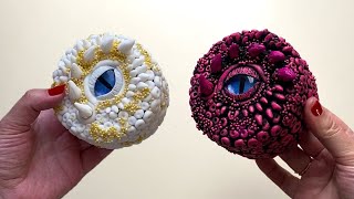 I Mixed Starch and Glue to Create a Dragon Eye Jar [upl. by Schaab]