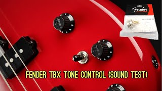 Fender TBX Tone control sound test [upl. by Eldorado683]