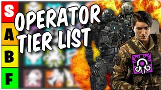 Official Operator Tier List For Operation Twin Shells Y9S3  Rainbow Six Siege 2024 [upl. by Skantze68]