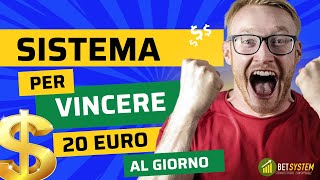 COME VINCERE 20 EURO al GIORNO alle SCOMMESSE  IL SISTEMA RIMBORSO  ERRORI DI QUOTA [upl. by Slaohcin]