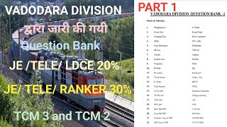 Question Bank Published by BRC Divprepration for JE tele Ldce 20℅and Ranker 30TCM2amp3howusetech [upl. by Qooraf502]