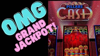 OMG Grand Jackpot HandPay on a 80 bet on Pillars of Cash at Choctaw Pocola jackpot [upl. by Monroy582]