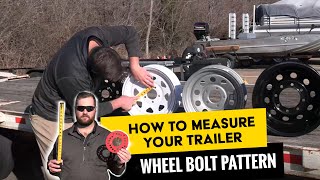 How to Measure Trailer Wheel Bolt Pattern [upl. by Cadal342]