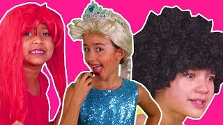 PRINCESSES GET READY FOR PROM  Magic Pranks  Hair Disaster  Princesses In Real Life  Kiddyzuzaa [upl. by Ahset50]